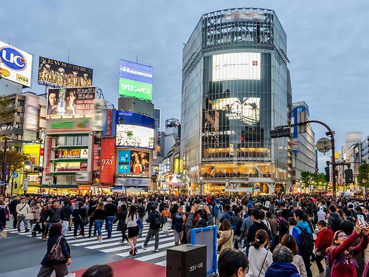 도쿄 시부야 옥외광고