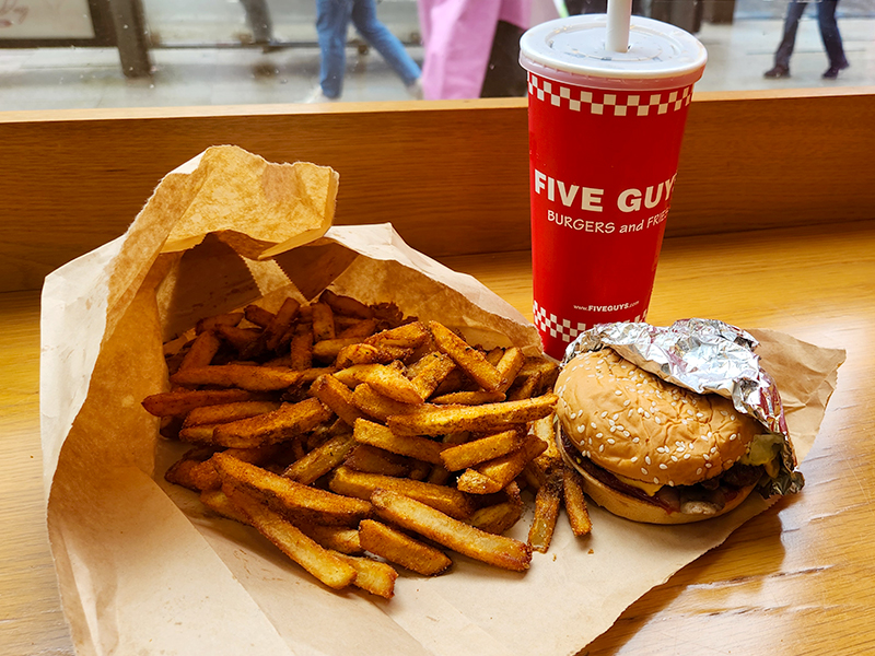 강남역 파이브가이즈 메뉴