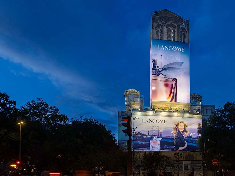 파리 특수매체 옥외광고