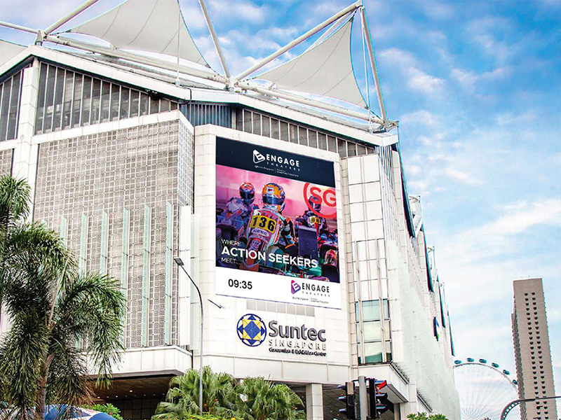 게임스컴아시아 싱가포르 옥외광고